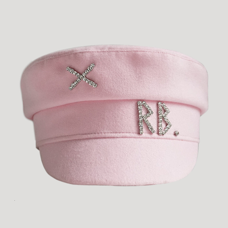 Women's Wool Beret with Dia Letter - Stylish Autumn Winter Sboy Cap (SXL 230821) dh911125171