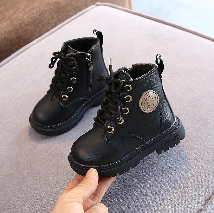 Boots Kids Boots Boys Shoes Autumn Winter Leather Children Boots Fashion Toddler Girls Boots Warm Winter Boots Kids Snow Shoes 230818