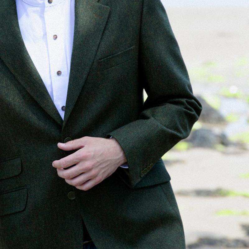 Men Wedding Blazer Slim Fit Tuxedos Autumn Notched Lapel Coat Custom Made Groom Wear Only One Jacket