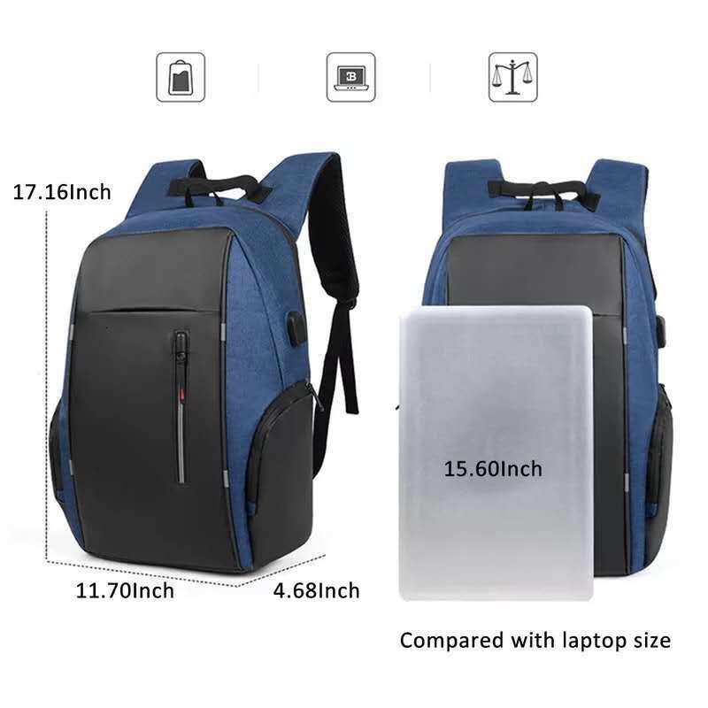 School Bags CEAVNI Backpack Men USB Charging Waterproof 15 6 Inch Laptop Casual Oxford Male Business Bag Mochila Computer Notebook Backpacks 230821