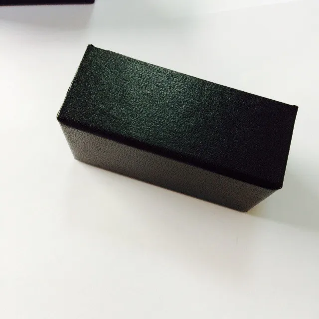 100pcslot Black Cufflink Box Gift Case Holder Jewelry Packaging Boxes Organizer BlackZZ