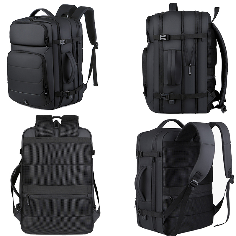 School Bags Expandable Mens 17 Inch Laptop Backpacks Waterproof Notebook Bag USB Schoolbag Sports Travel Pack Backpack For Male 230821