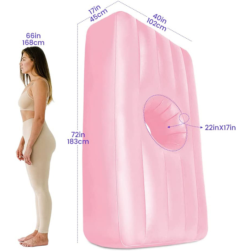 Maternity Pillows Inflatable Air Mattress Maternity Sleep Pad BBL Bed with Hole Butt Post Surgery Recovery Support for Back Pregnancy Pillow 230821