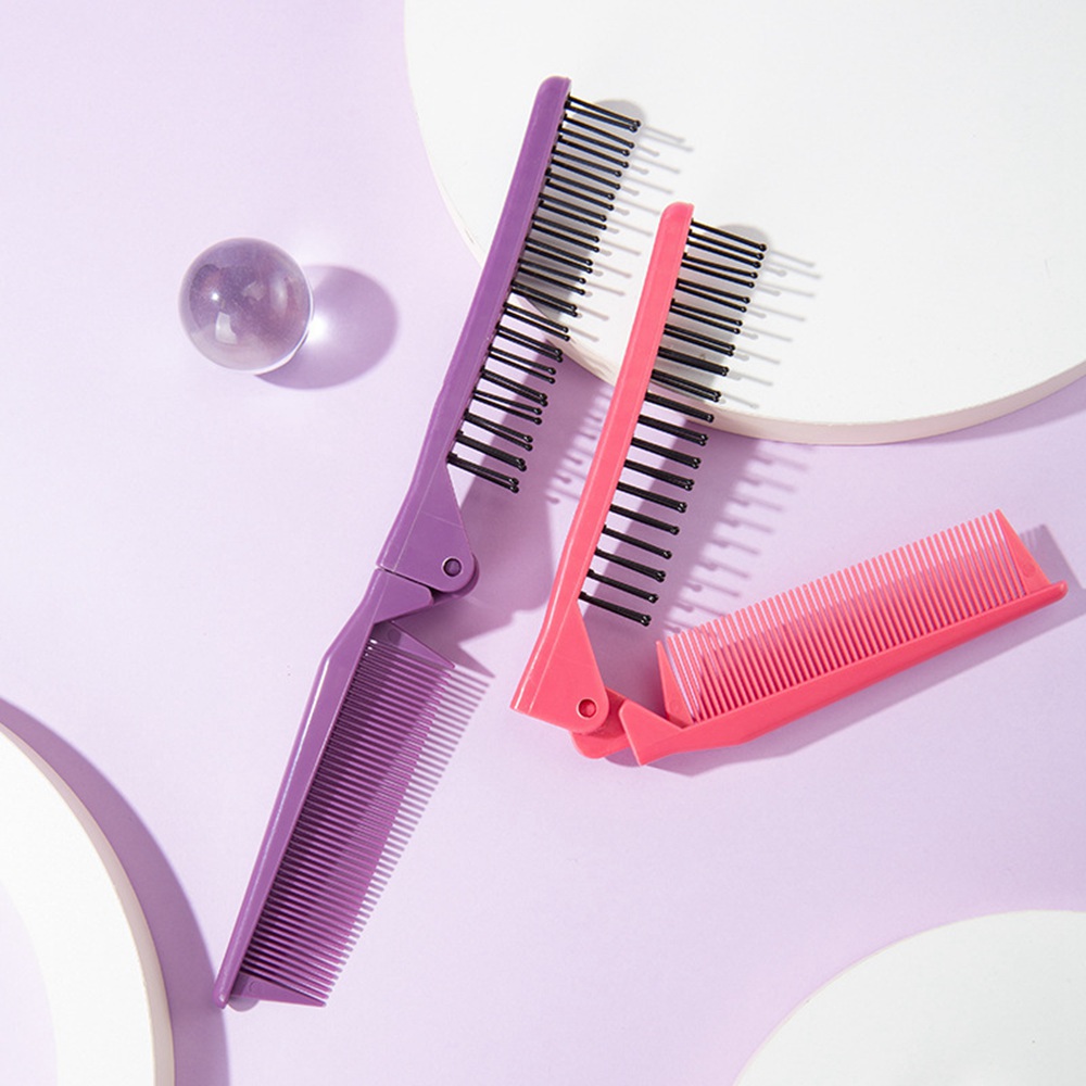 Anti-Static Detangling Hair Brush Foldable Hair Brushes Massage Comb Hair Comb Portable Travel Combs Styling Tools Acessories 2467