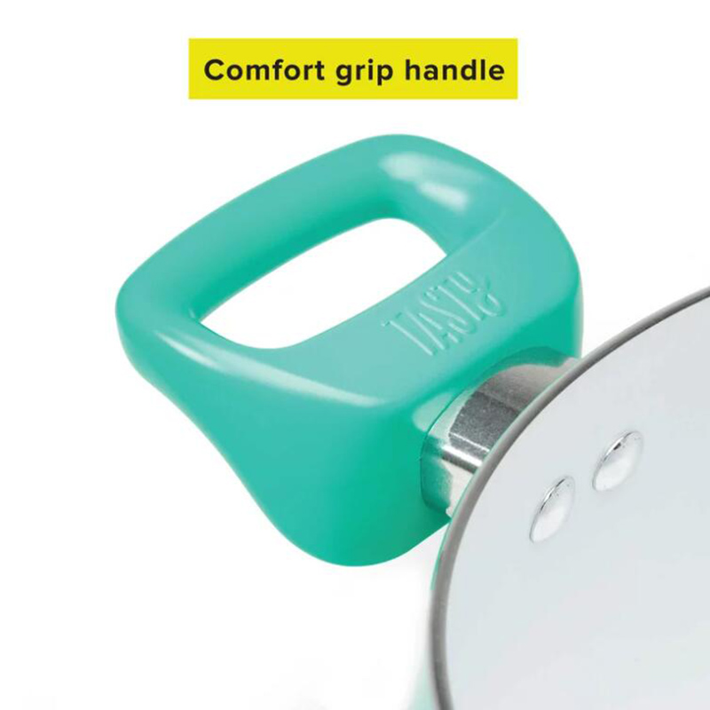 Ceramic Titanium-Reinforced Cookware Set, Ombre Green, 16 Piece