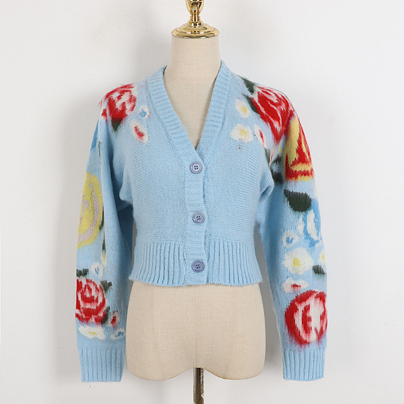 Womens Knits Tees Women Sweaters Cardigan Bright Color Autumn Winter Long Sleeve for Outwear Knitted tops 230818