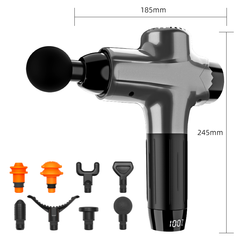 Full Body Massager Massager Gun High Frequency Professional Gun Massager 4800mAh 168V Fitness Muscle Relax Electric Fascia Gun LCD Display 7 Gears 230