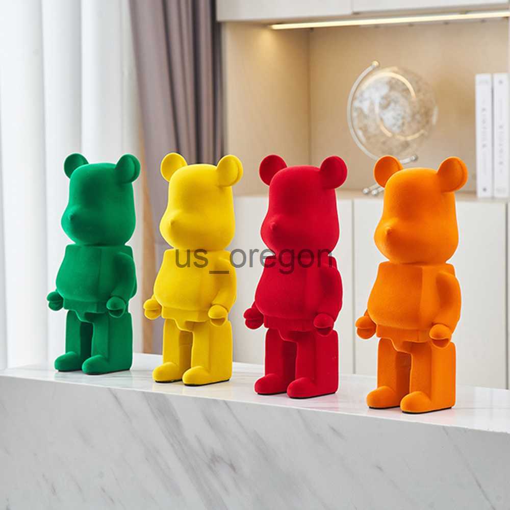Other Home Decor Ideas Art Bearbrick Statue Bear Violence Living Sculptures Room Desk Accessories Figurine for Interior Home Decoration Statuette x082