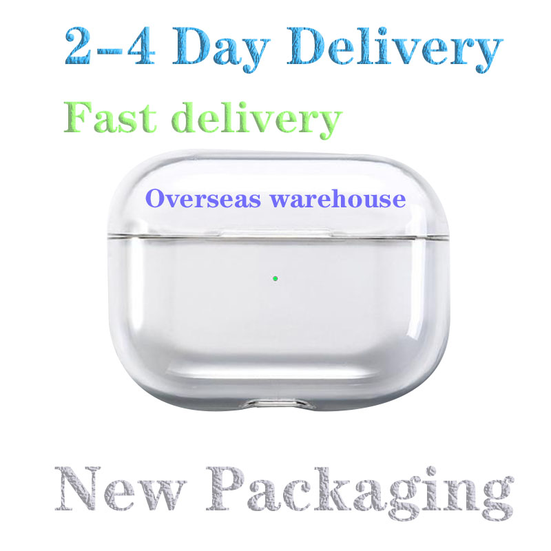 USA Stock For Airpods pro 2 air pods 3 Earphones airpod Bluetooth Headphone Accessories Silicone Cute Protective Cover Apple Wireless Charging Box Shockproof Case