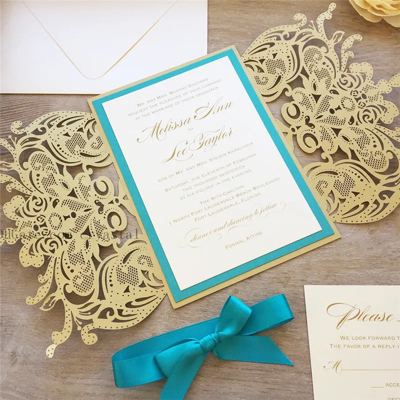 WHITE CHANTILLY LACE Laser Cut Wrap Invitation White Laser Cut Wedding Invitation with Blush Shimmer Insert and Burgundy ZZ