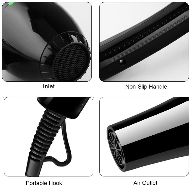 Hair Dryers 240V Hair Dryer Professional 2200W 5 Gear Strong Power Blow Hair Dryer Brush for Hairdressing Barber Salon Tools Hairdryer Fan 230821