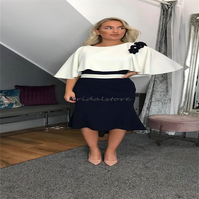 Dubai Arabic Pink Blue Evening Dress With Cape Wrap Contrast Maxi Holiday Prom Dress 2023 Short Cocktail Formal Party Wear Women Birthday vestidos de 