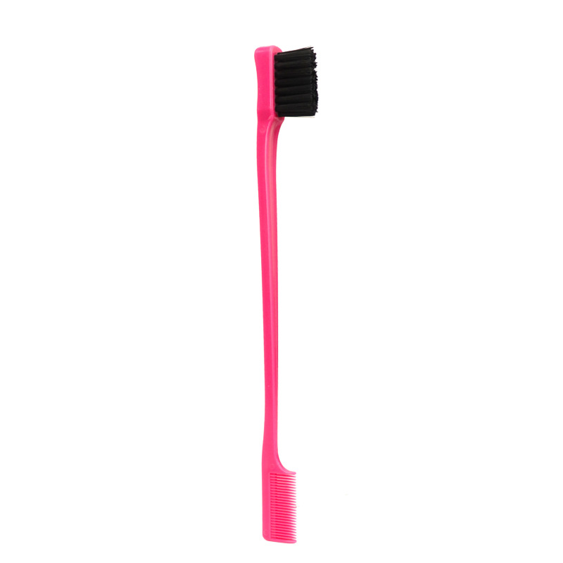 Double-sided Edge Control Hair Comb Hair Styling Wholesale Baby Hair Brushes Eyebrow Combing Makeup Tool 2459