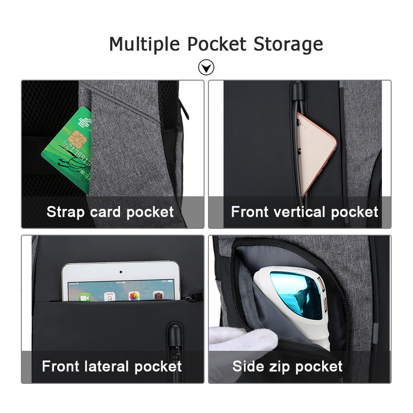 School Bags CEAVNI Backpack Men USB Charging Waterproof 15 6 Inch Laptop Casual Oxford Male Business Bag Mochila Computer Notebook Backpacks 230821