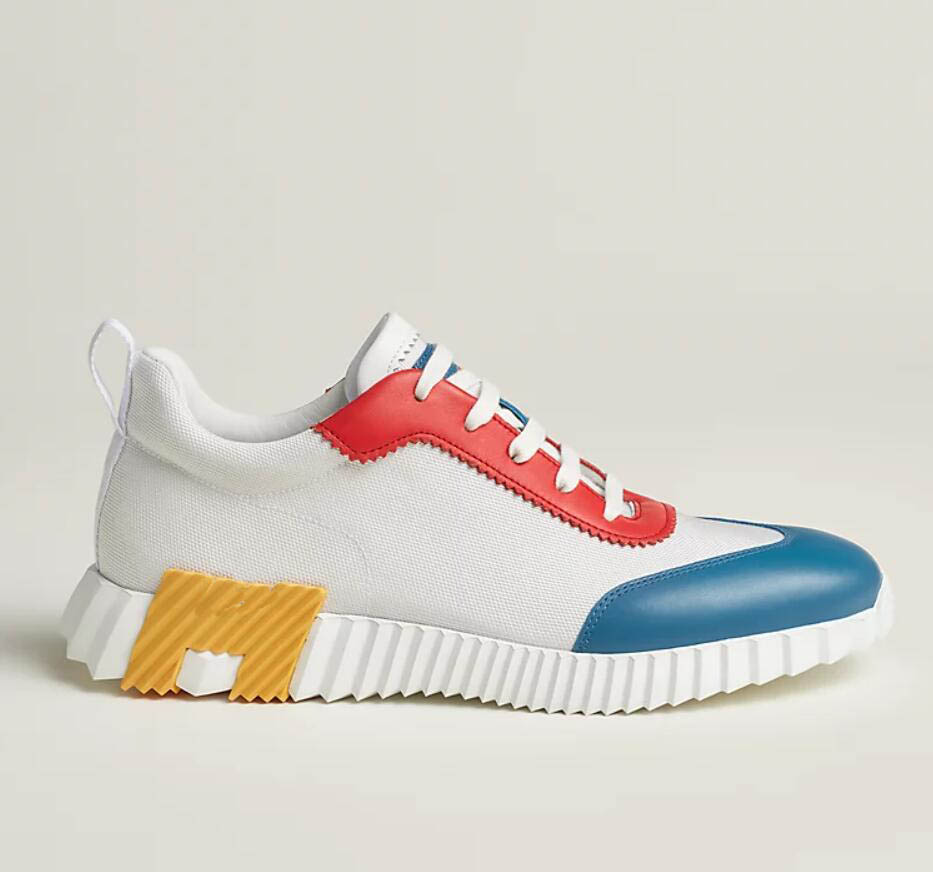 Designer Bouncing sneaker mens casual shoes lace up sports runner shoes rubber sole man low top trainers Breathable Patchwork Mesh Running Shoe Men Bounce