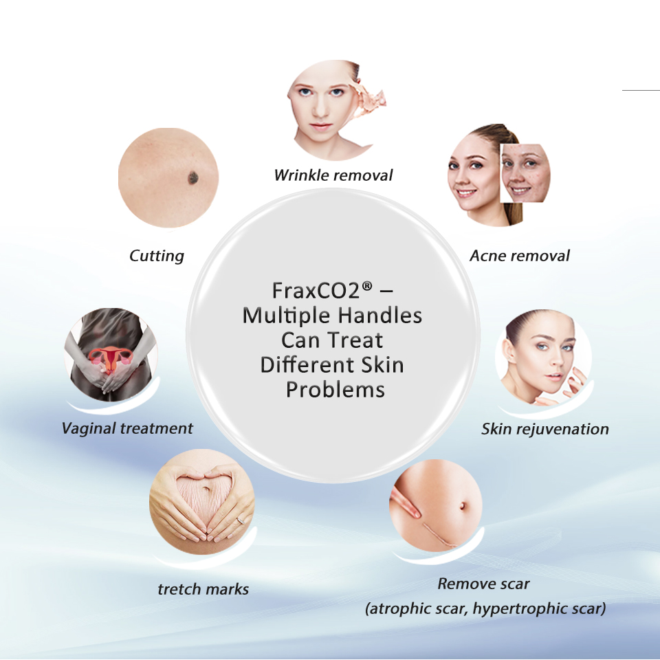 2023 latest fractional co2 laser skin resurfacing machine vaginal tighten wrinkle removal cutting