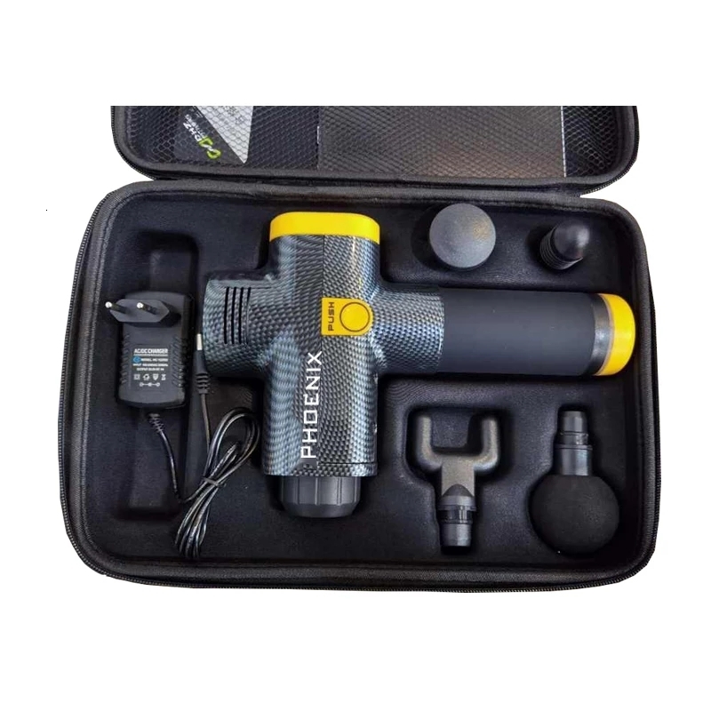 Full Body Massager Massage Gun Phoenix A2 Muscle Relaxation Deep Tissue Dynamic Vibrator Shaping Pain Relief Back Portable Sports Massager 230821