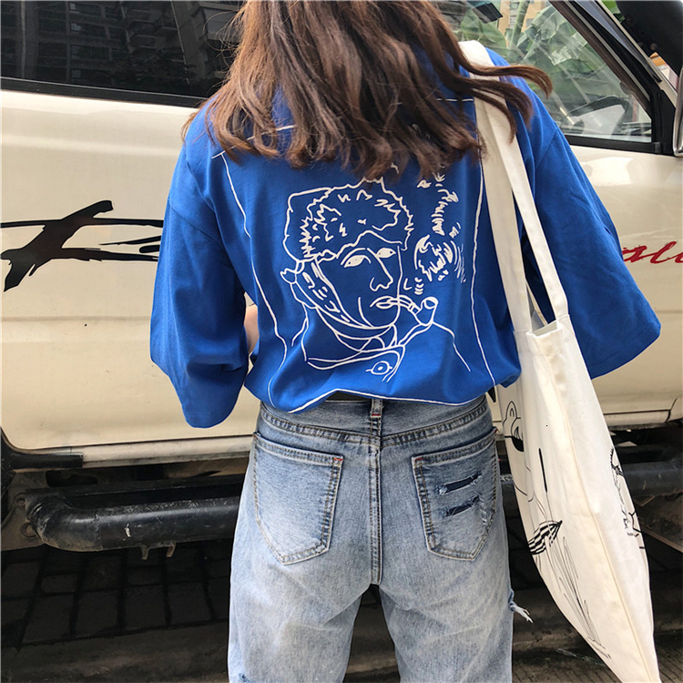 Women's Jeans N4897 Daddy Pants Ripped Denim Ninth High Waist Loose Straight Pant's 230821