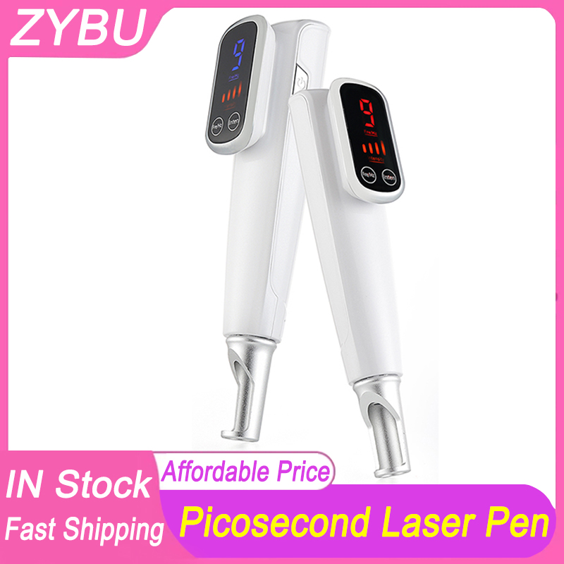 Mini Handheld Red Laser Light Picosecond Plasma Pen Treatment Tattoo Removal Defect Blackhead Skin Care Beauty Tool Scar Mole Freckle Removal Dark Spo