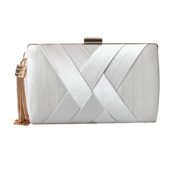 Explosion Style Tassel Dinner Bag Female Silk Banquet Evening Dress HandBags Clutch 2020 Women Hand AccessoriesZZ