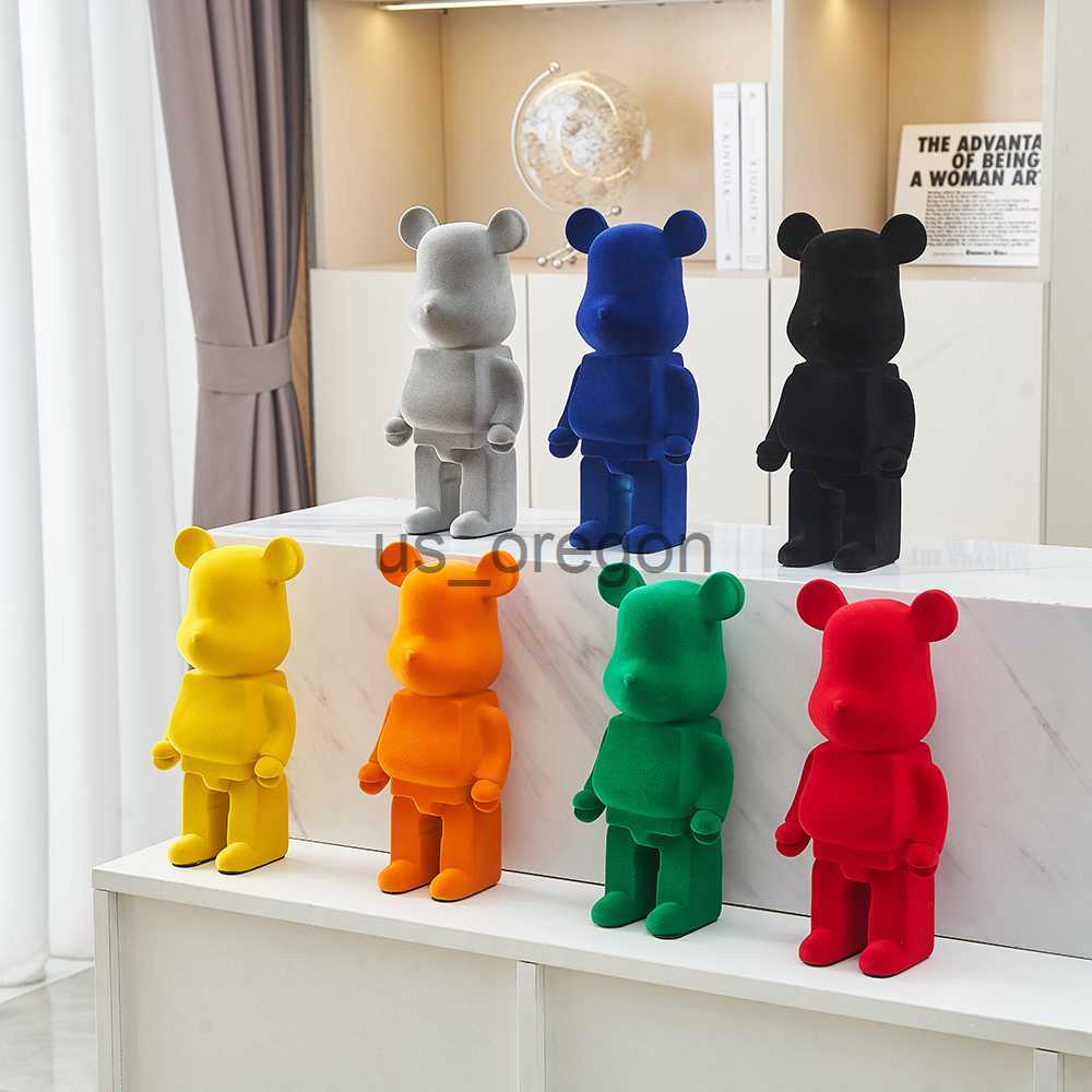 Other Home Decor Ideas Art Bearbrick Statue Bear Violence Living Sculptures Room Desk Accessories Figurine for Interior Home Decoration Statuette x082