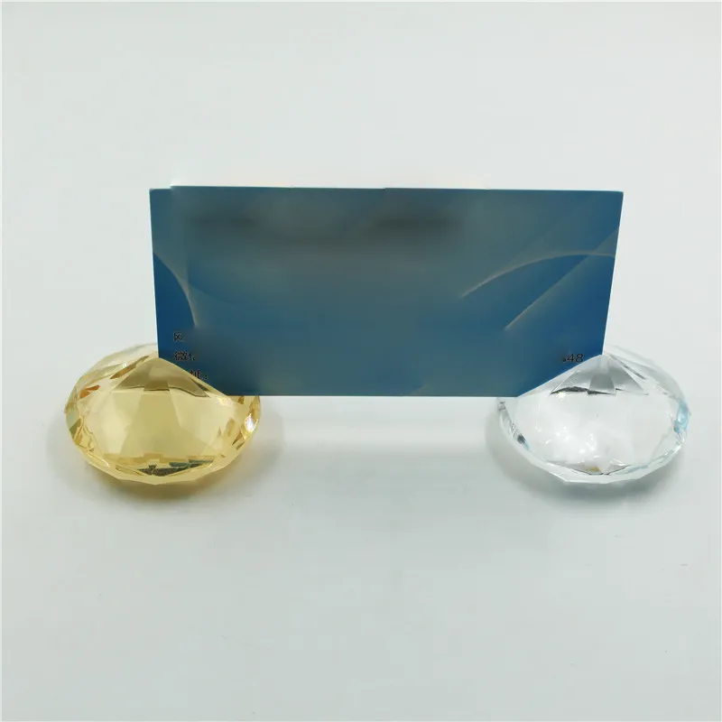 100PCS Imitated Crystal Diamond Place Card Holder Wedding Favors Name Card Holder Party Table Decoration GiftsZZ