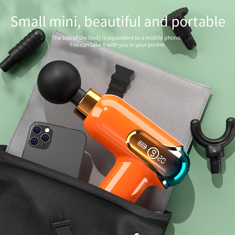 Full Body Massager LCD Display Massage Gun Portable Electric Massager For Body Neck Shoulder Leg Deep Tissue Muscle Sport Relaxation Pain Relief 23082