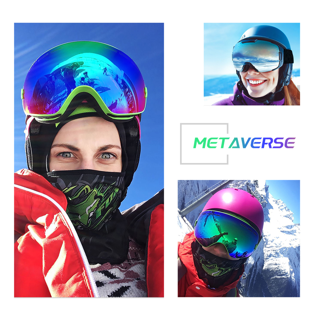 Ski Goggles Snowboard Glasses Set Winter Outdoor Sport Snow Sunglasses Uv400 Layers Lens Anti Fog Skiing for Men Women 230821