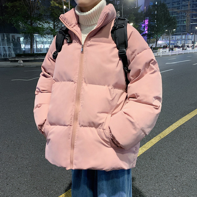 Men's Jackets KAPMENTS Y2k Harajuku Solid Warm Winter Puffer Jacket Parkas Windbreakers Japanese Streetwear Korean Fashion Bubble Coat 230821