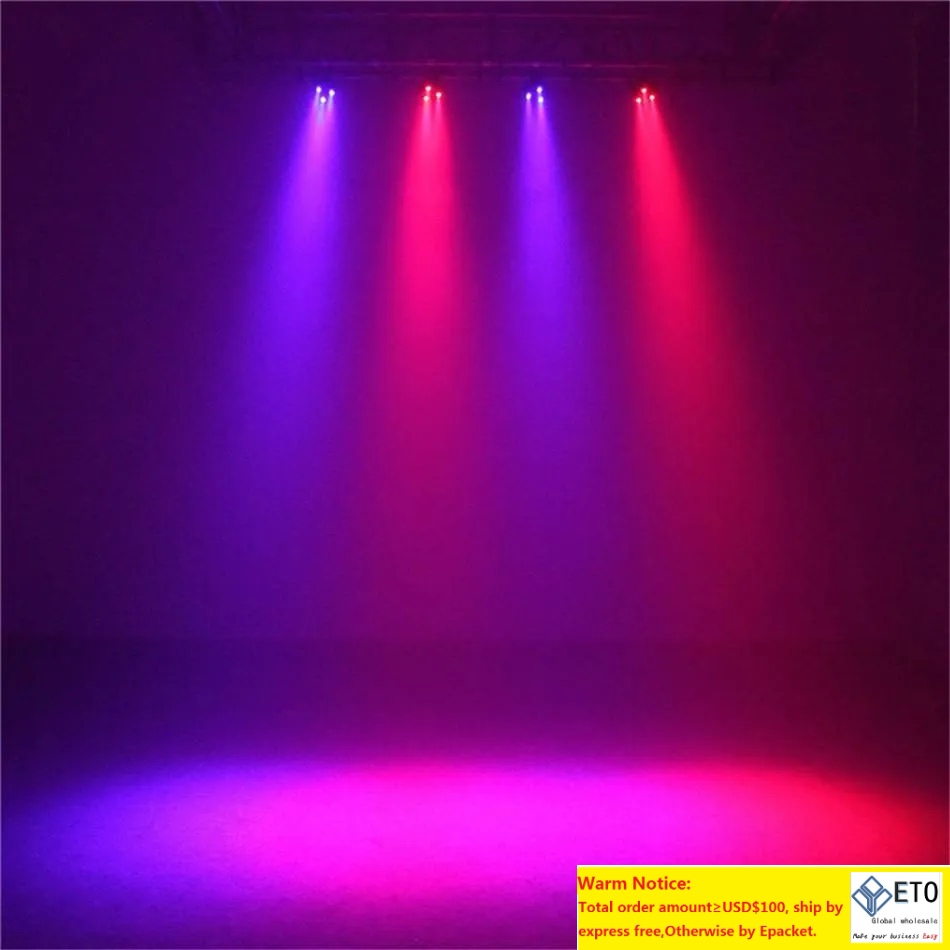 15W RGBW 12 LED par light DMX512 Sound control colorful LED stage light for music concert bar KTV disco effect lightingZZ