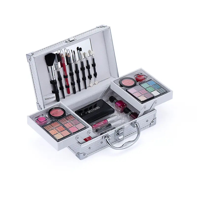 Cosmetic Set Lip Gloss Eye Shadow Blush Nail Polish Combination Set Makeup Case, Mother's Day Gifts For Mom