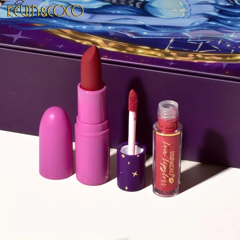 87 Colors Eyeshadow Set Box Halloween Moonlight Zombie Bride Set Box Pearly Matte Finish Bright Color Eyeshadow Velvet Lip Glaze Makeup Set