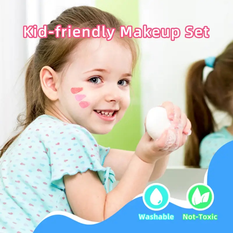 Kids Makeup Toy Kit For Girls, Kid Girl Toys Birthday Gift
