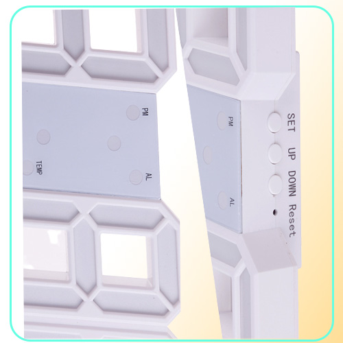 Wall Clocks Watch Clock 3D Led Lighting Digital Modern Design Living Room Decor Table Alarm Night Light Luminous Desktop