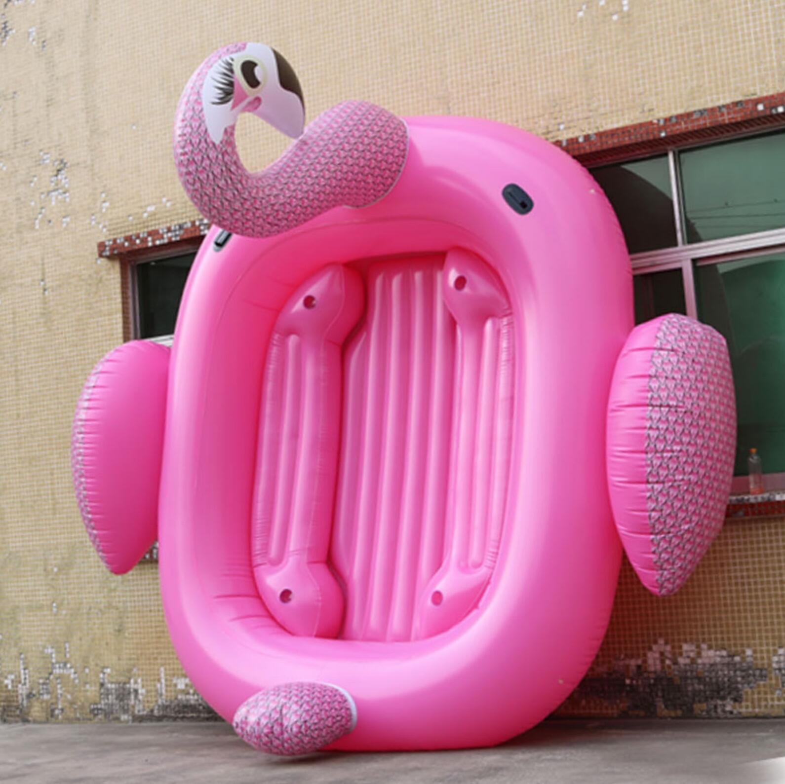 Giant Inflatable Boat Unicorn Flamingo Pool Floats Raft Swimming Ring Lounge Summer Pool Beach Party Water Float Air Mattress SEA 3248013