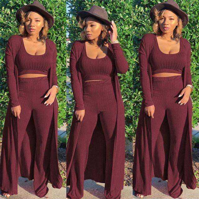 Sexy vest wrap coat Trench coat three-piece slim-fit club wear Y002 Q230821