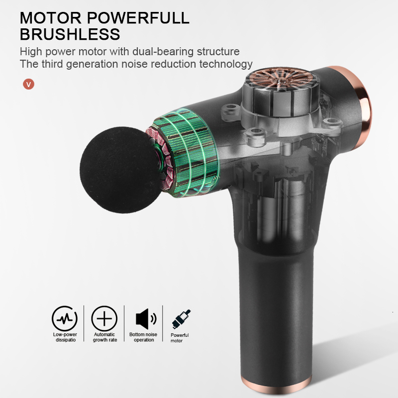 Full Body Massager Electric Massagem Gun Deep Vibration Tissue Percussion Muscle Massager Pain Relief Saude Relax Body Massage Free Custom 230821
