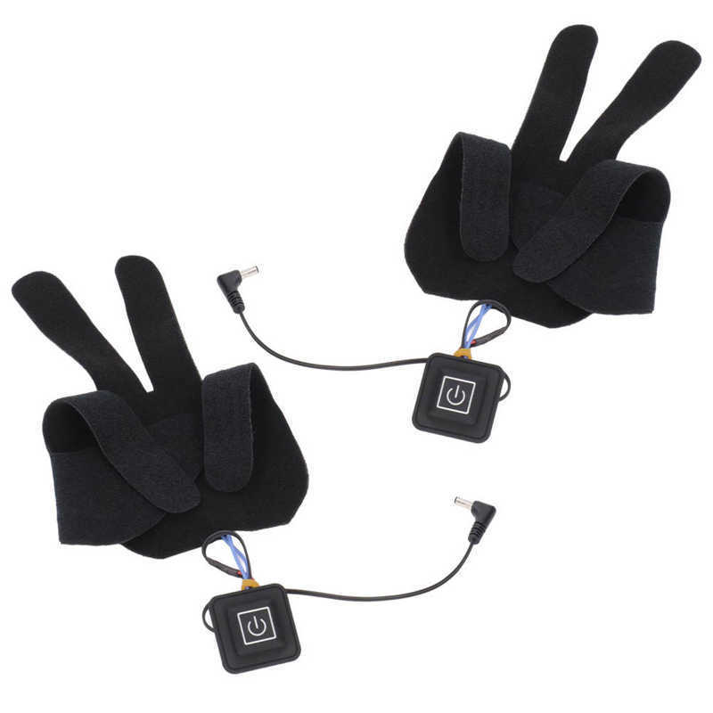 Sports Gloves Heating 2 PCS Electric Sheet 3 Gears Adjustable Film Replacement DC Heater Pads for 230821