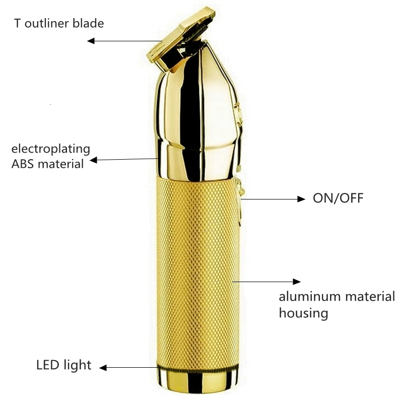 Electric Shavers Can Be Zero Gaped Pro Hair Trimmer For Men Powerful Hair Clipper Beard Trimmer Professional Hair Cutting Machine Rechargeable 230818