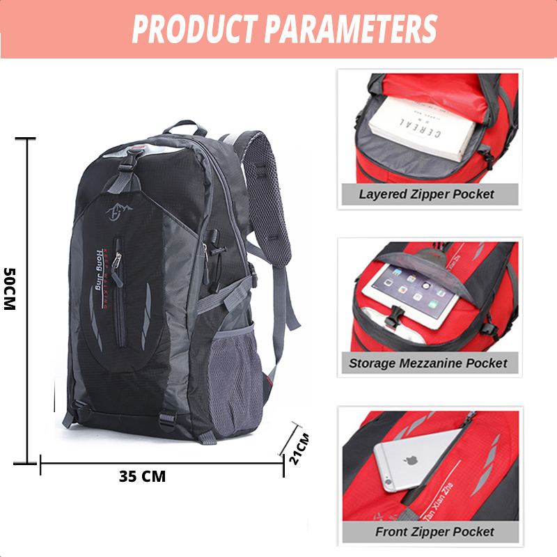 School Bags Classic Travel Backpack Men Waterproof Hiking Computer Laptop Bag Sport Nylon Outdoor Wome 230821