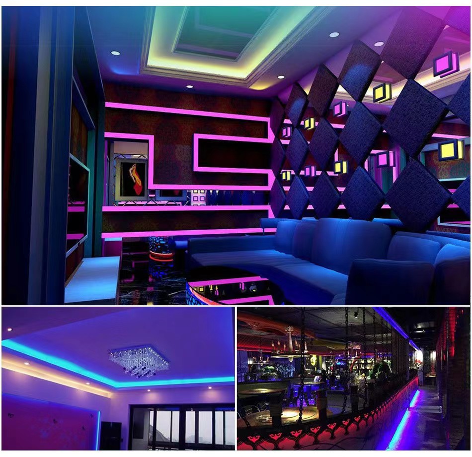 Led Strip 15 20 Meters Outdoor Wifi Alexa 5050 5V Rgb Tape Led Lights For Room Kitchen Bar Backlight Decoration