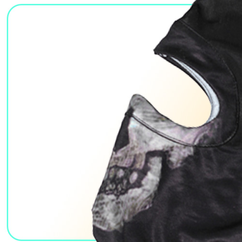 New Black Mask Ghost Simon Riley Skull Balaclava Ski Hood Cycling Skateboard Warmer Full Face