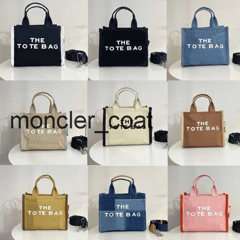 The Tote Bag Marc Totes Bag Designer Bags Women TOP Quality All-match Alphabet Pattern Shoulder Handbags Three Sizes 12 COLORS 220829