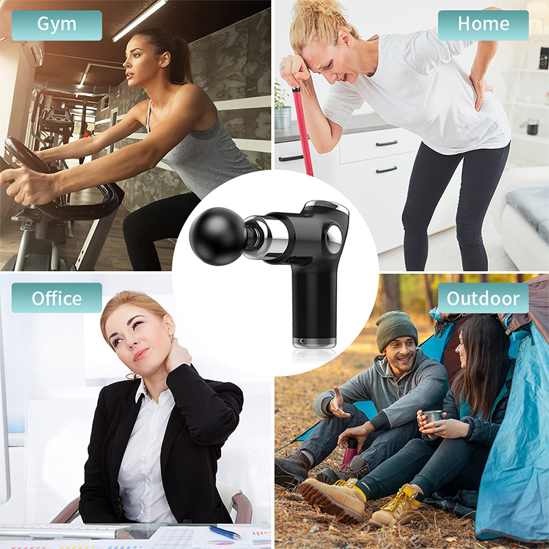Full Body Massager Muscle Massage Gun Mini Massager Fascia Gun Back Massager Small Vibrator Muscle Relaxant Fitness Body Pain Relief massageador 23082