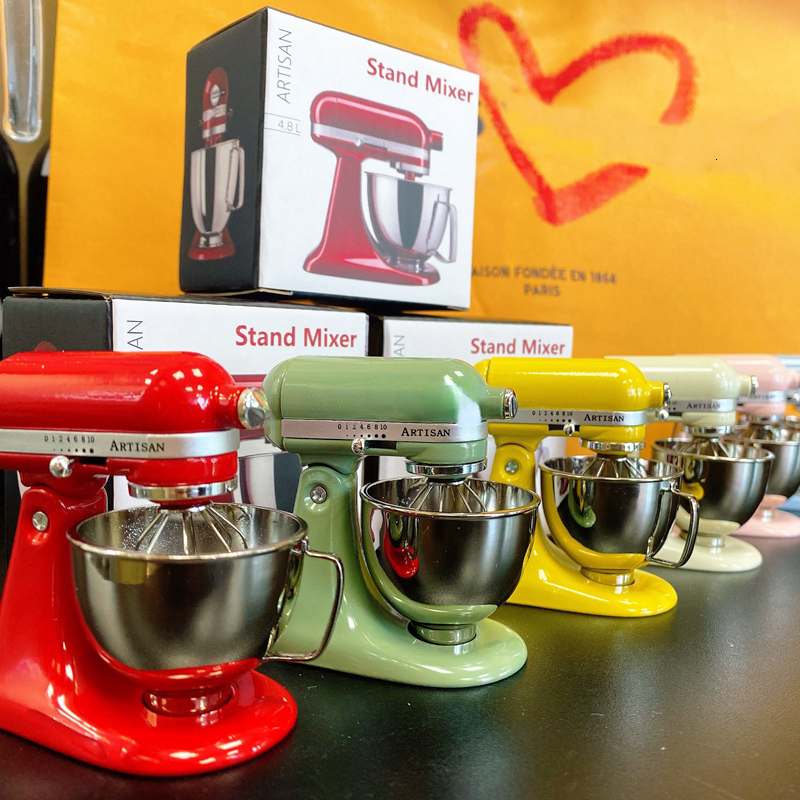 Doll Accessories 1/6 scale Mini Simulation Multifunctional Stand Mixer Model Miniature Dollhouse Cooking Utensils Doll Using Kitchen Accessories 23081