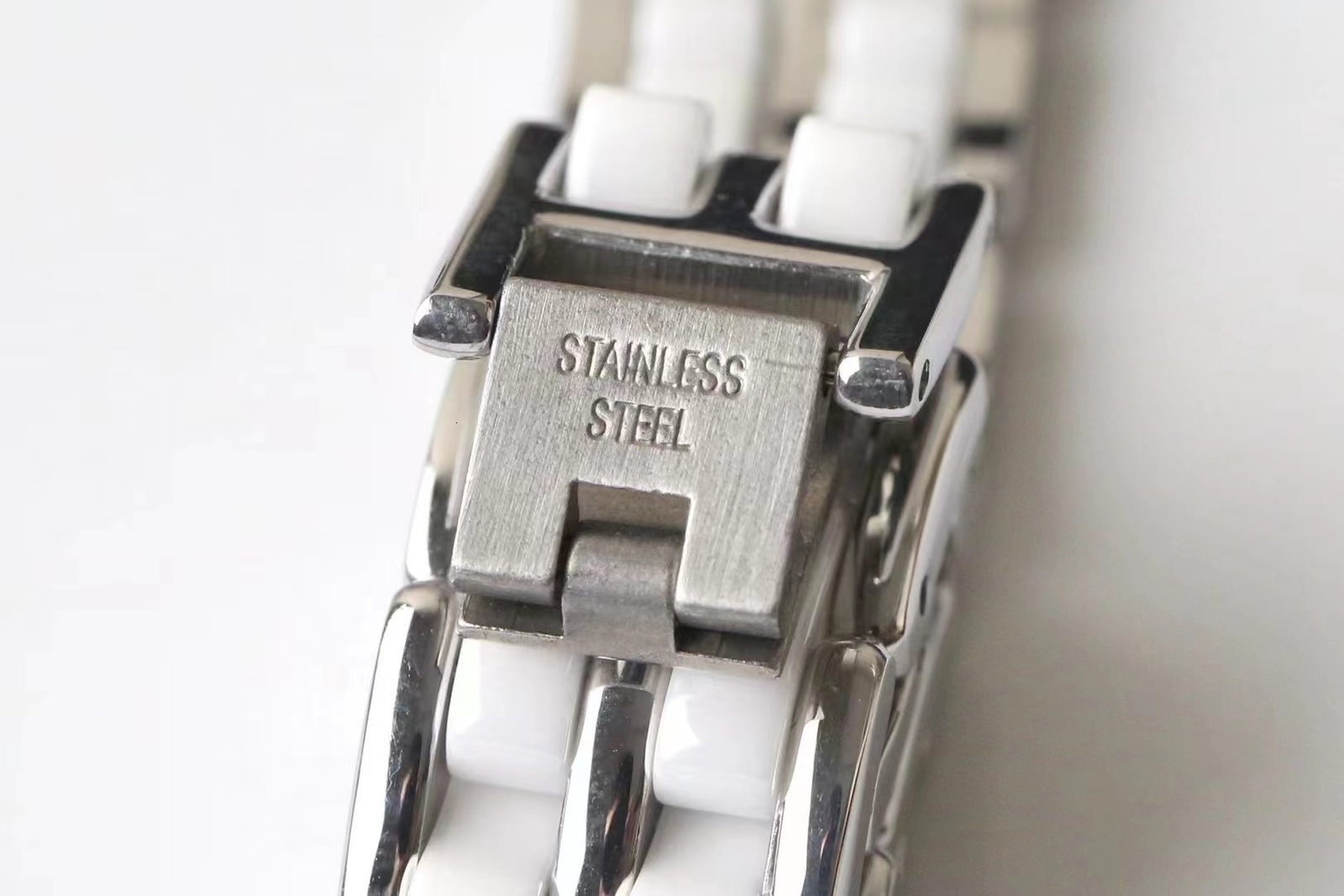 Charm Bracelets High Quality Stainless Steel Bracelets For Men White Ceramic Punk Curb Cuban Link Chain Bracelets On the Hand Jewelry Gifts 230821