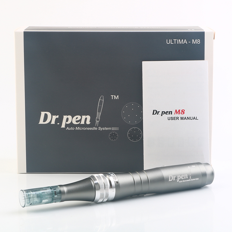 Dr Pen M8 with 2pcs Needles Microneedling Derma Pen MTS PMU Wireless Electric Dermapen Rolling Skin care Treatment Mesotherapy