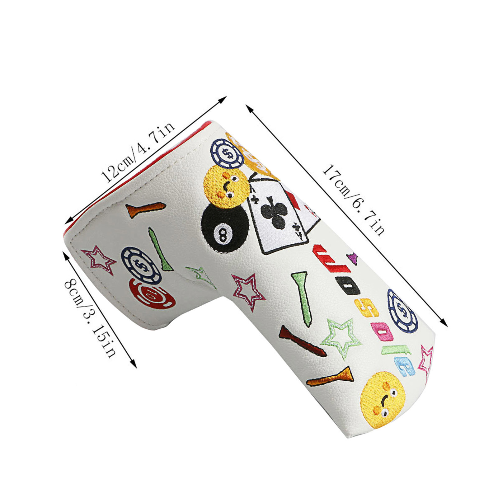 Other Golf Products Golf Putter Cover Magnetic Closure PU Leather Golf Putter Headcover Golf Accessories Waterproof Golf Club Head Cover Protector 230