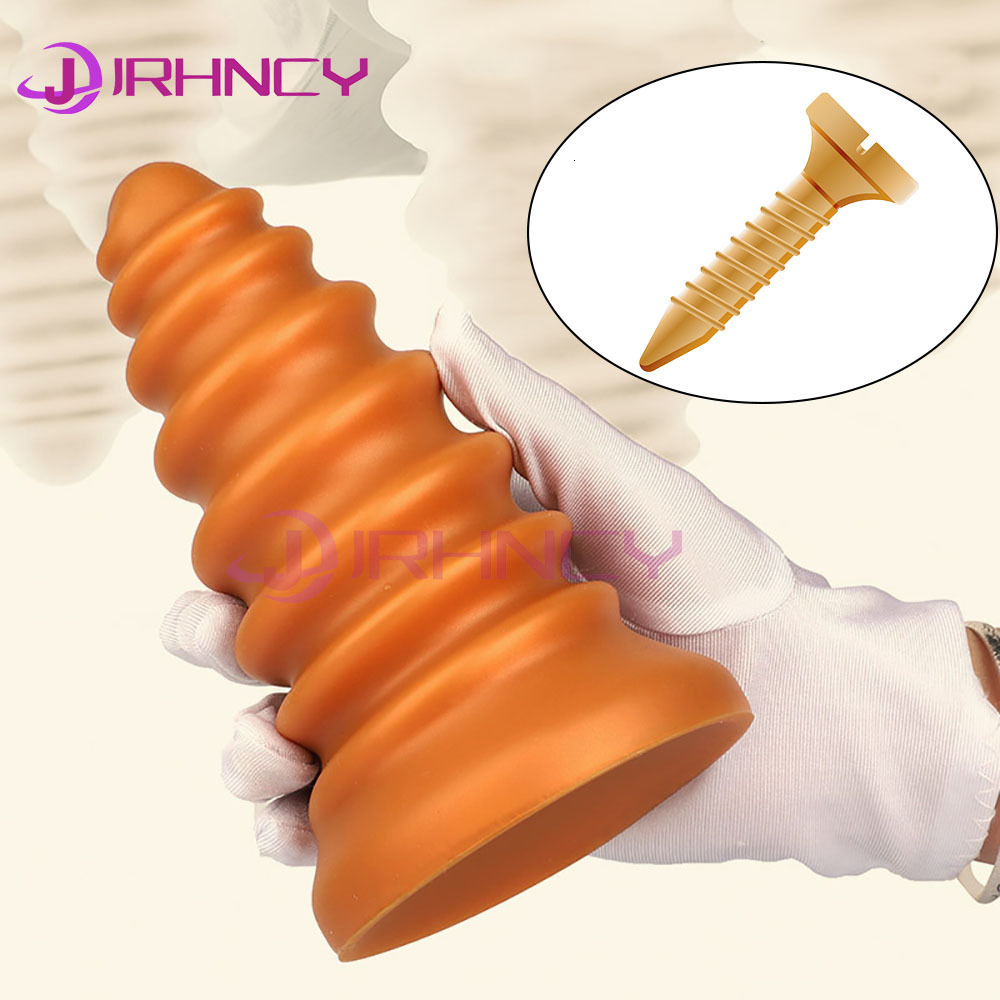 Anal Toys SMLXL Huge Plug Thread Butt Prostate Massage Silicone Soft Dilation Women Vaginal Masturbation Adult Sex 230821