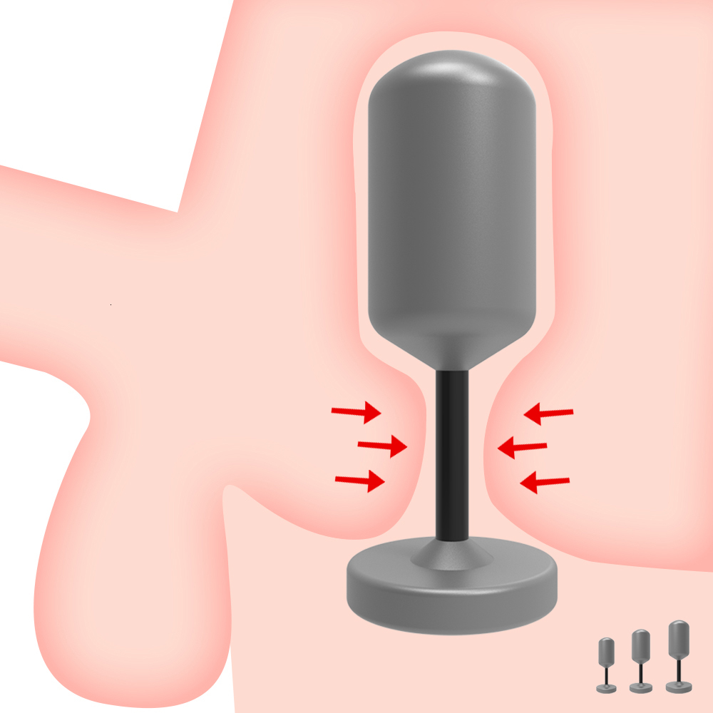 Anal Toys SML Plug Builtin Gravity Ball Wearable Butt Prostate Massage Anus Expander Sex Toy For Women Men Beginner Adult 230821